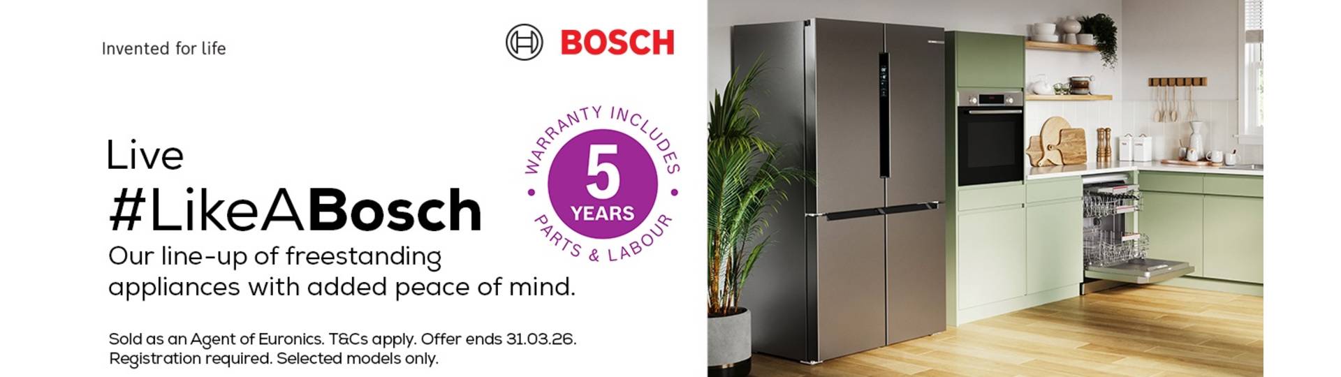 Bosch 5 year warranty