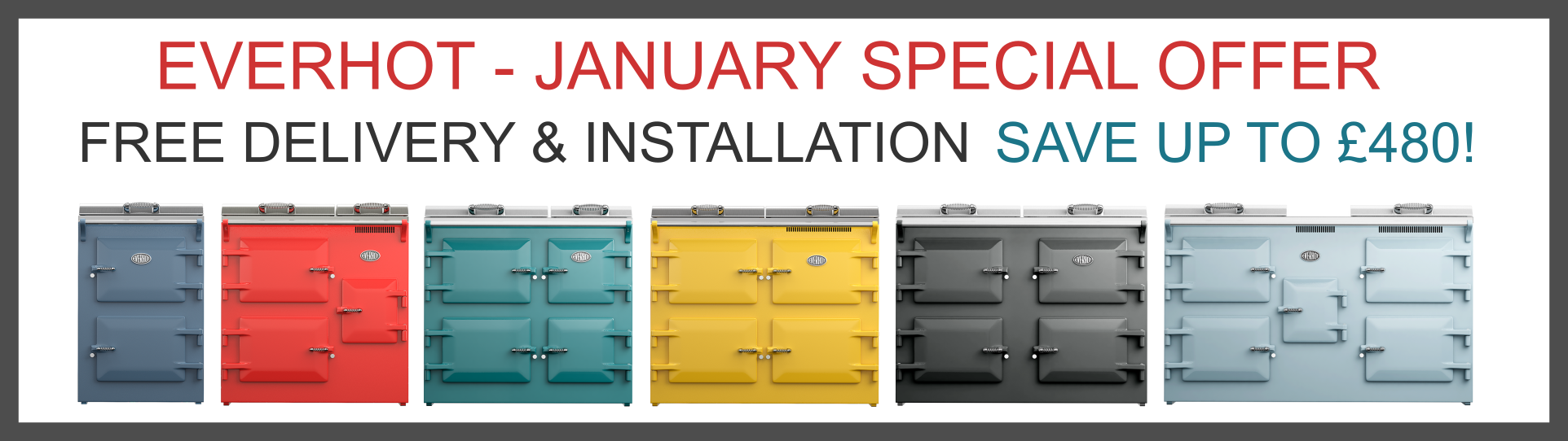 Everhot Cookers January Special Offer