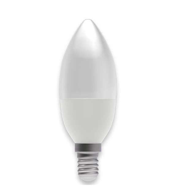 Bell 3.9w SES LED 2700K Opal Candle Lamp Warm White Dimmable 