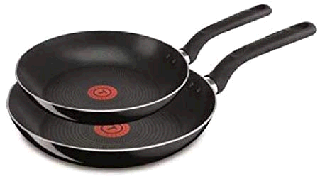 Tefal Selective 2 Piece Non-Stick Frying Pan Set, 20 & 26cm Twin Pack c/w Thermospot 
