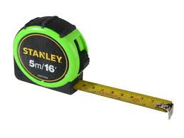 Stanley Hi-Vis 5m/16ft Tape Measure 