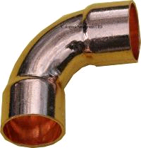 Copper 35mm Elbow Endfeed 