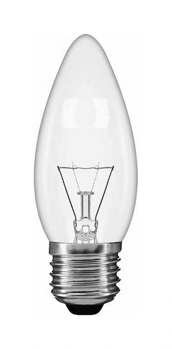 Lamp Candle 60w ES Clear Candle