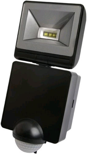Timeguard 8W LED Energy Saver PIR Floodlight Black 