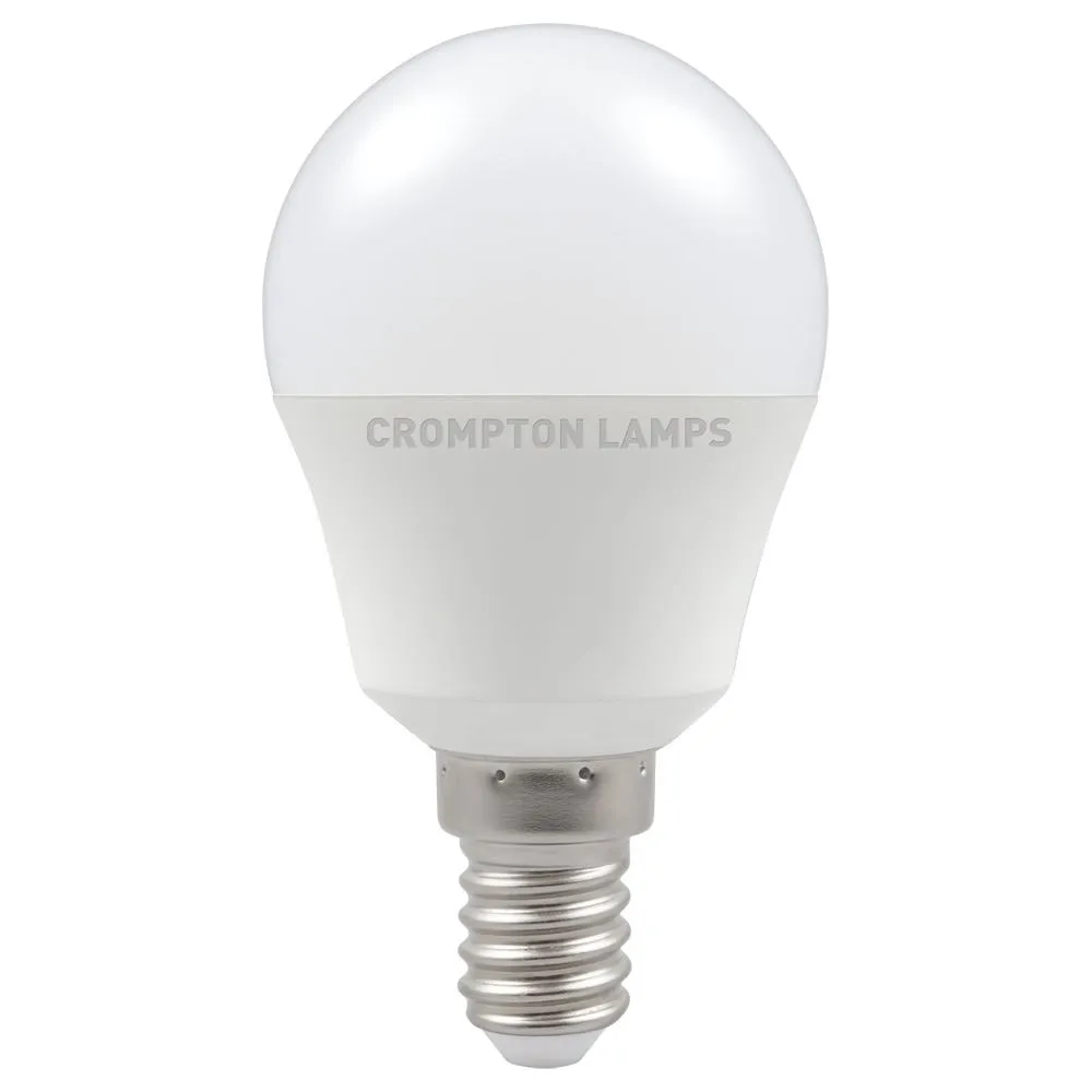 Crompton 5.5W LED SES Opal Golf Ball Lamp Cool White