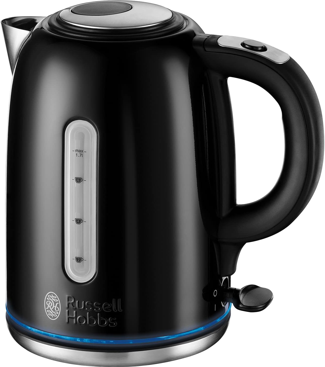 Russell Hobbs Kettle Quiet Boil 1.7L 3kw Black