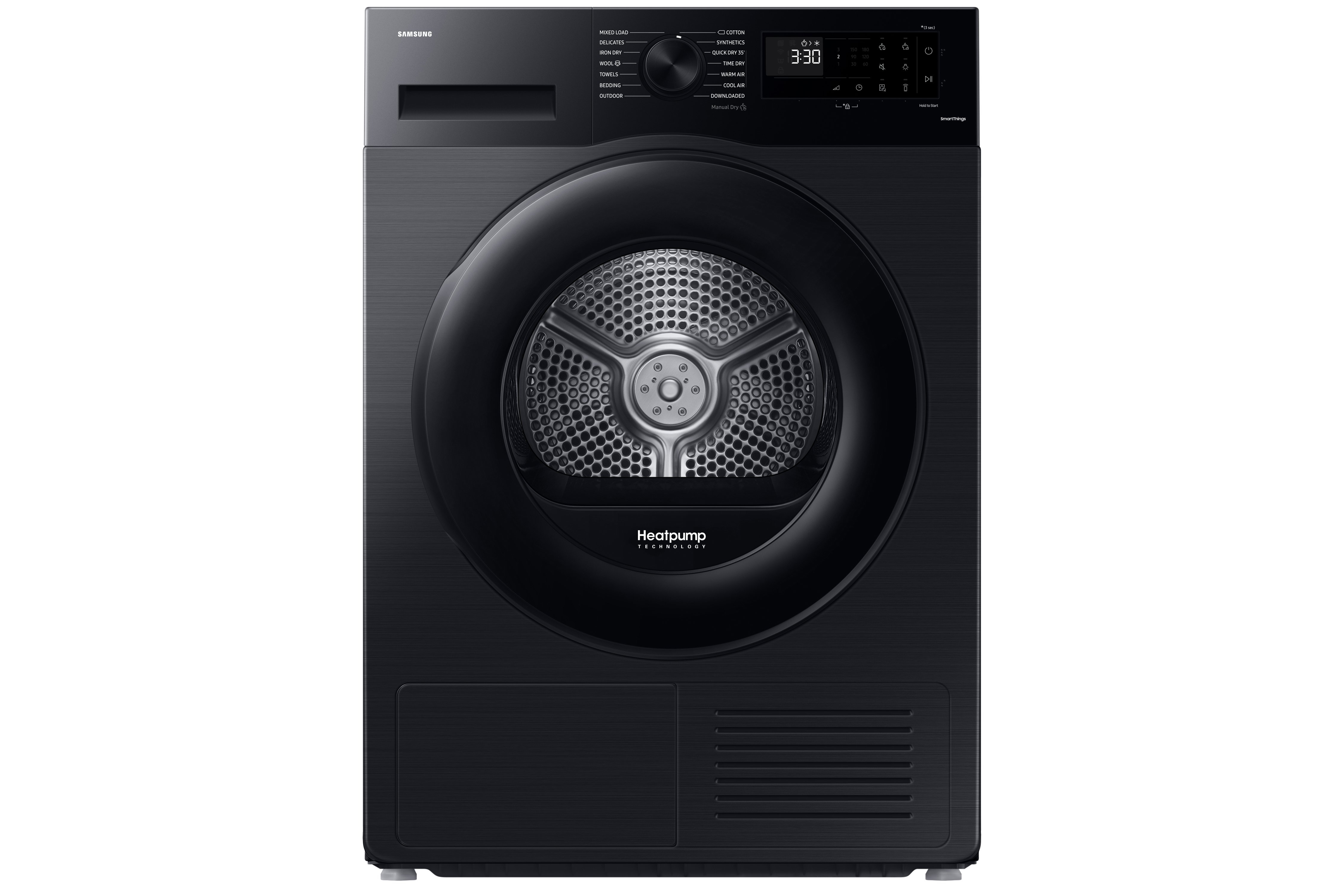 Samsung Series 5 OptimalDry  DV90CGC0A0ABEU 9kg Smart Heat Pump Tumble Dryer - Black