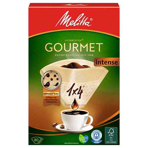 Melitta MLT6659462 Filter Papers for Coffee Machines Box of 80