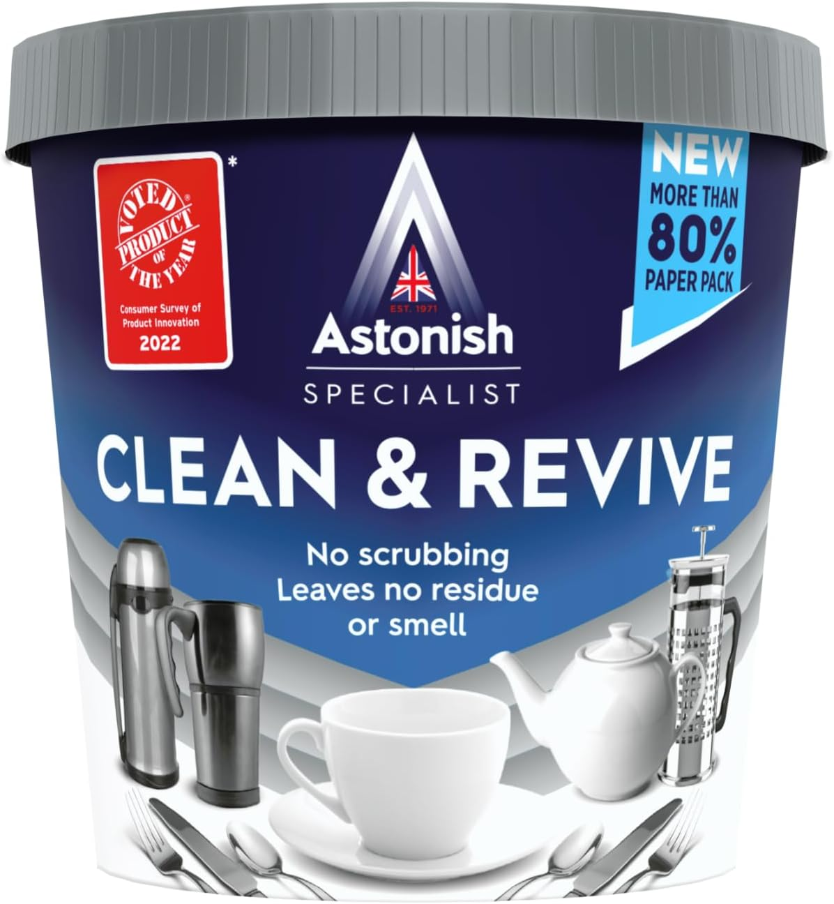 Astonish Products C9630 Premium Edition Clean & Revive Crockery Cleaner 350g
