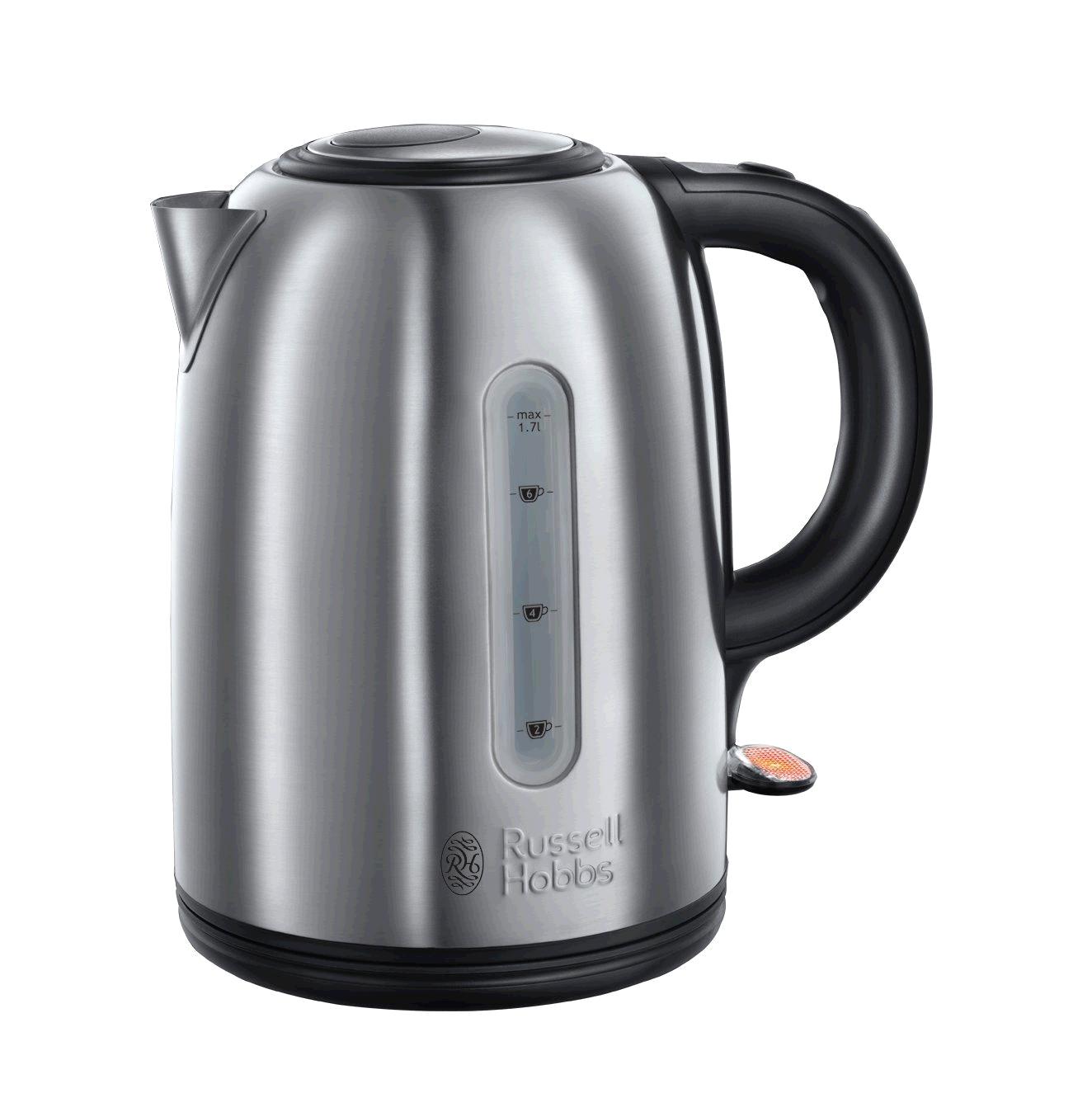 Russell Hobbs Snowdon Kettle Brushed Stainless Steel 1.7ltr 3Kw 
