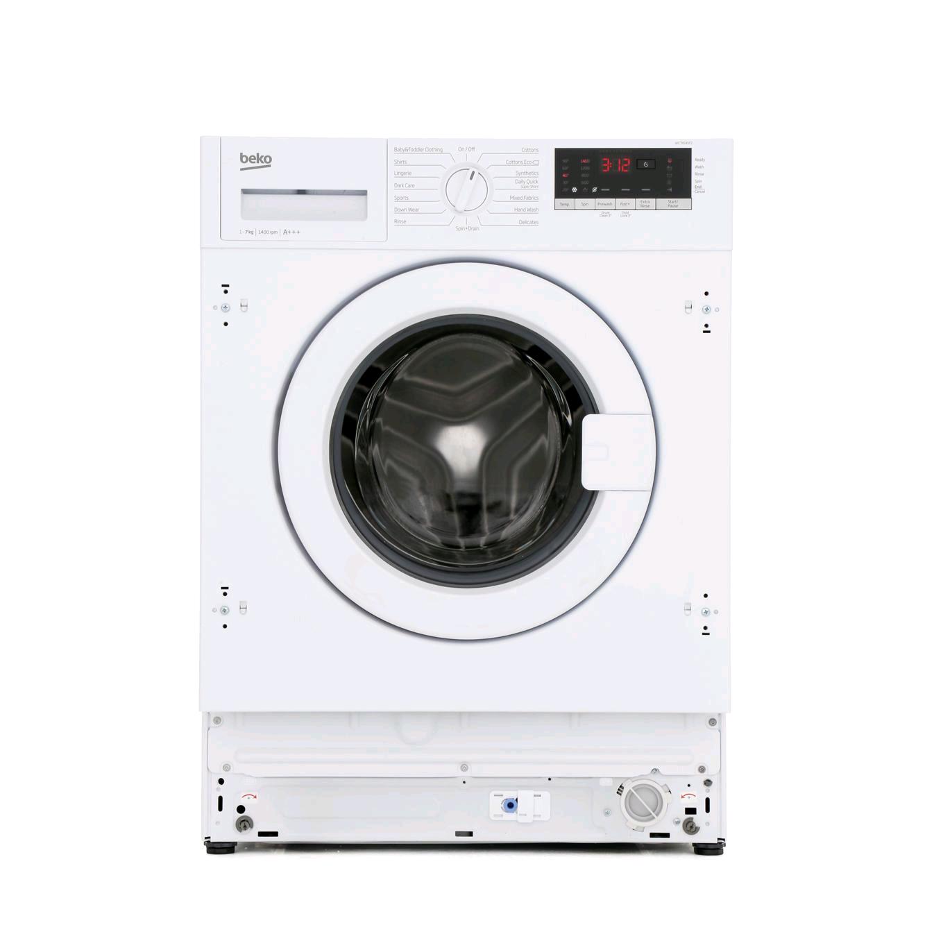 Beko Integrated Washing Machine 7kg 1400 Spin 