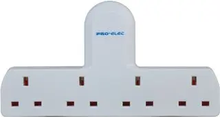 PRO ELEC PELB1715 4 Way Extension Socket 	