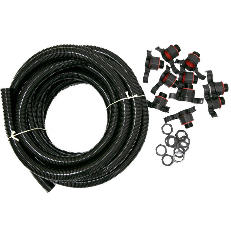 Wiska Brace PP Flexible Conduit Kit M20 Black 10112304