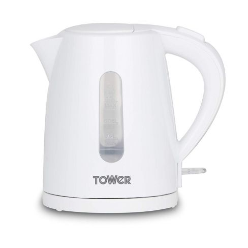 Tower 1 Litre Jug Kettle - White 2200w