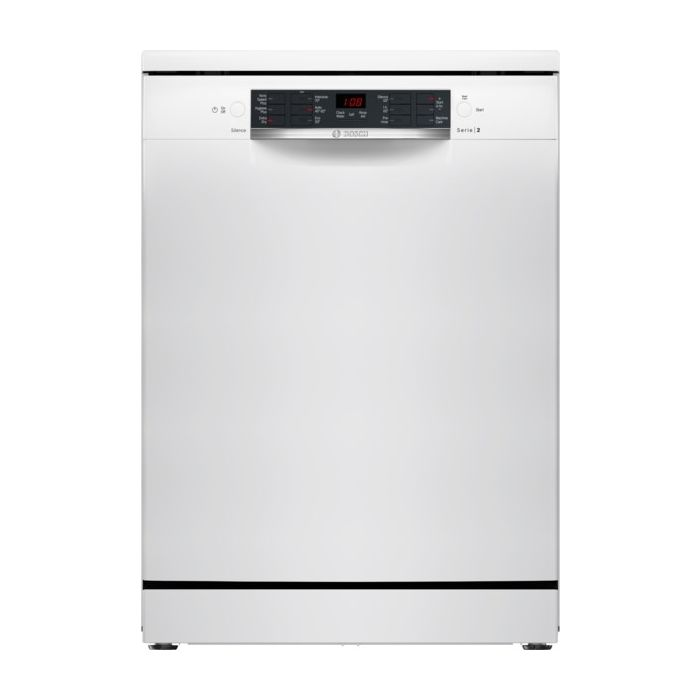 Bosch SMS26AW08G Freestanding Full Size Dishwasher 12 Place White