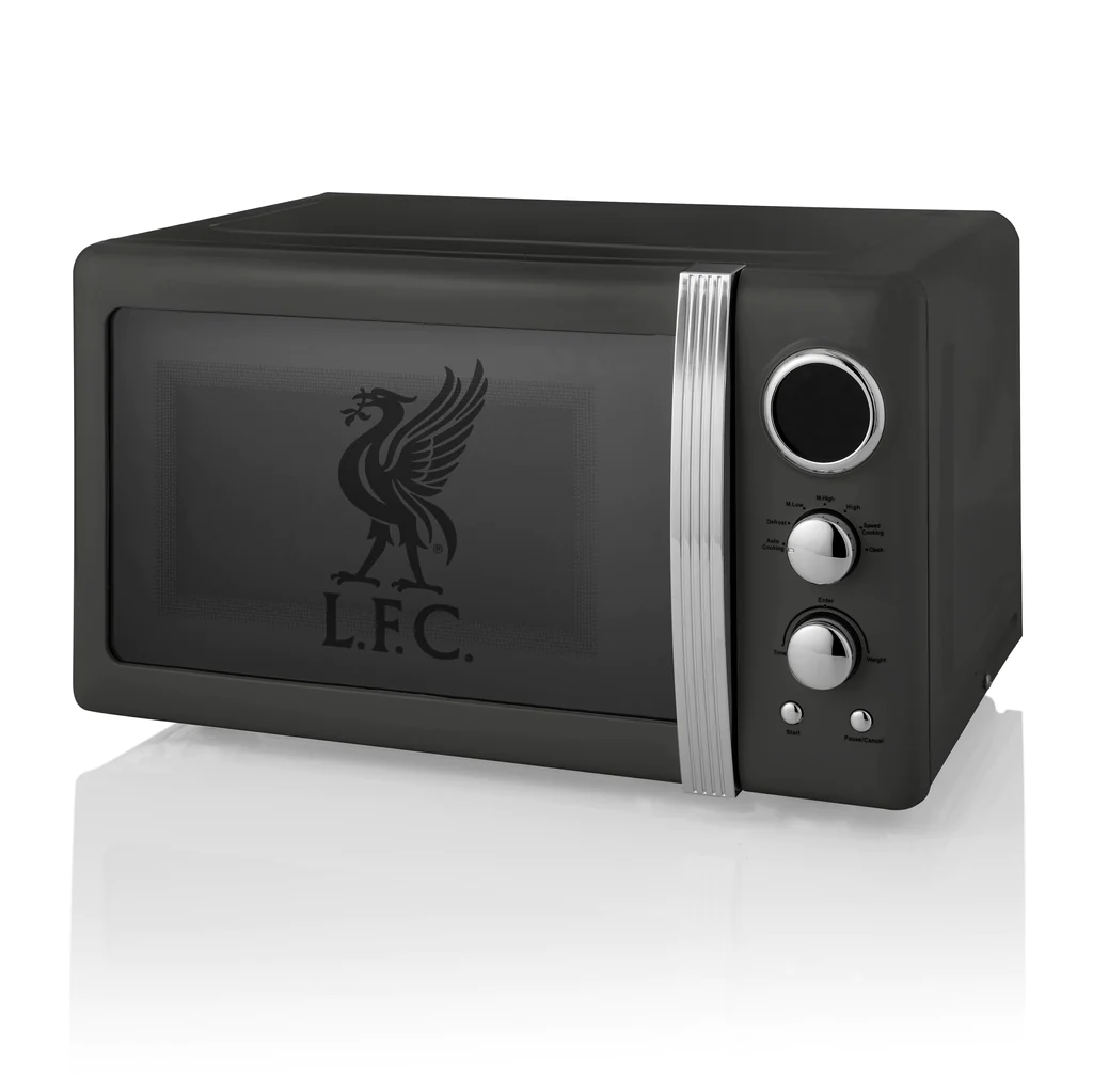 Swan SM22030LIVBN Liverpool FC 20L  800W Retro Digital Microwave Black