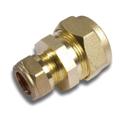 Copper Reducing Coupler 28mm x 22mm Compression 