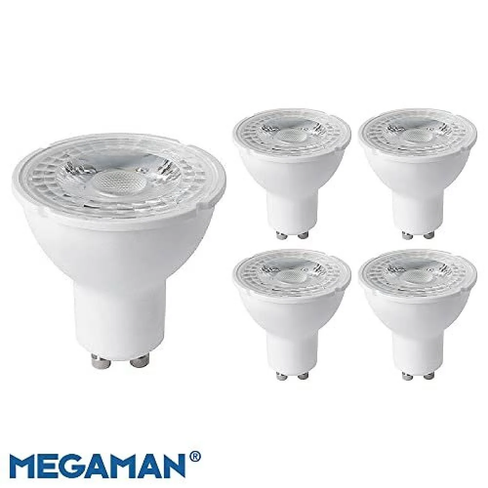 Megaman 4.2w LED GU10 Cool White 5pk 