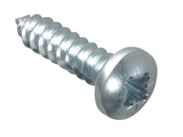 Forgefix 3/4" x 10 Self Tapping Screw (Pack of 20) Zinc Plated 