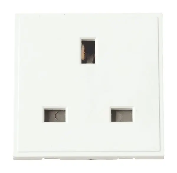 Median13A 50 x 50mm Unswitched Socket Module