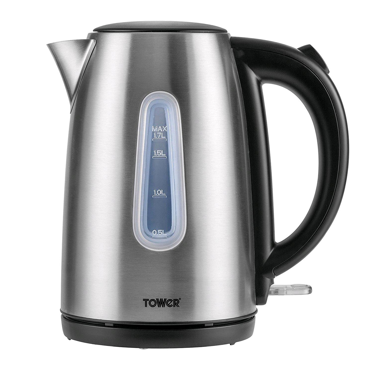 Tower Jug Kettle  Brushed Stainless Steel 3kw 1.7ltr