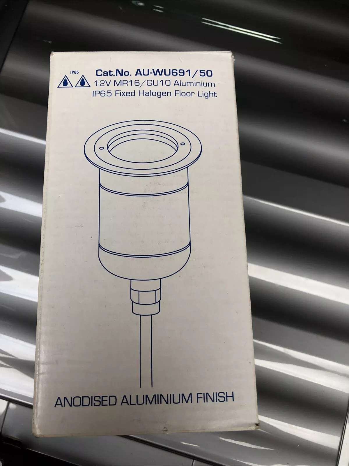 Aurora IP65 Walkover Light GU10/MR16 Aluminium 