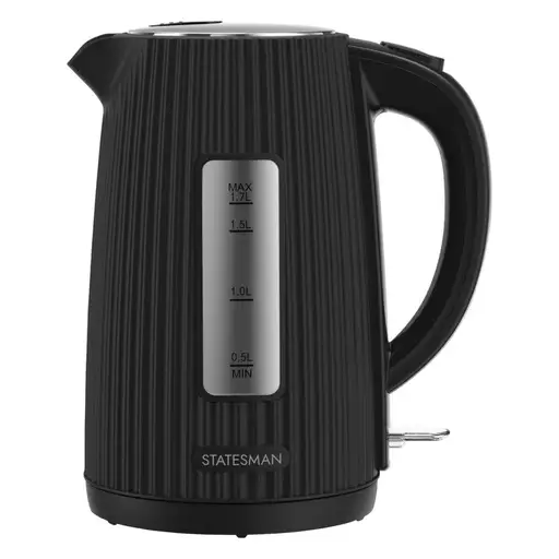 Statesman 1.7L Ribbed Kettle Black 3kw