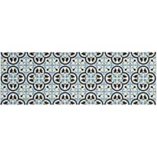 Dandy Likewise Kensington Kitchen/Hallway Retro Tiles 150 x 50 Anti Slip Durable Nylon Mat Runner