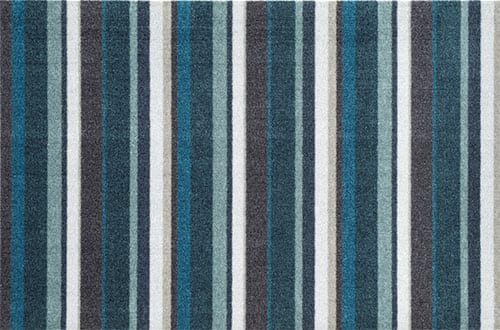 Dandy Likewise Mayfair Recylon Teal Stripes 120x67cm