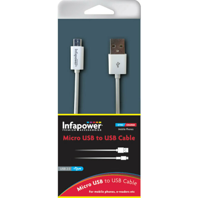 Infapower IN0009 Micro USB to USB Cable 3ft