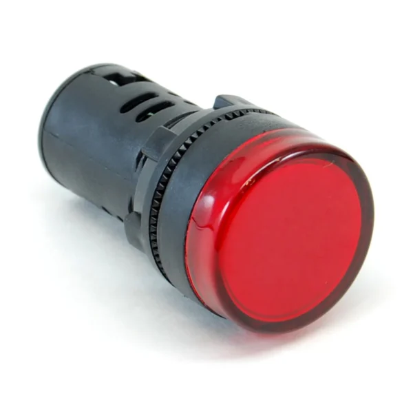 Niglon 230V AC 22mm LED Pilot Lamp Red