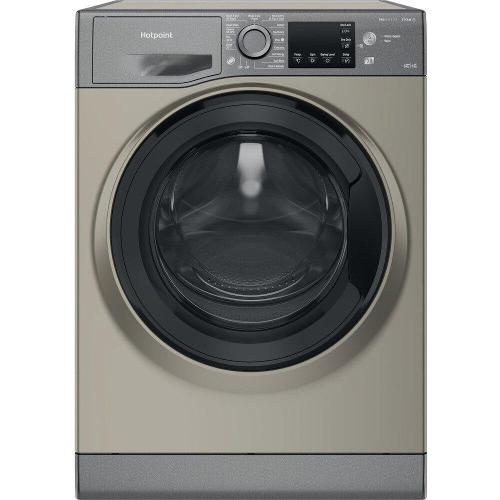 Hotpoint NDB8635GKUK Washer Dryer 8kg/6kg 1400 Spin Washer Dryer - Graphite