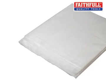 Faithfull Dust Sheet 3.6m x 2.7m-17mic