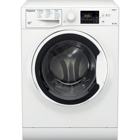 Hotpoint RDGE9643UKN Washer Dryer 9kg/6kg 1400 Spin Washer Dryer - White - A Energy Rated