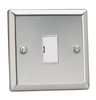 Varilight Mirror Chrome Unswitched Spur c/w White Insert