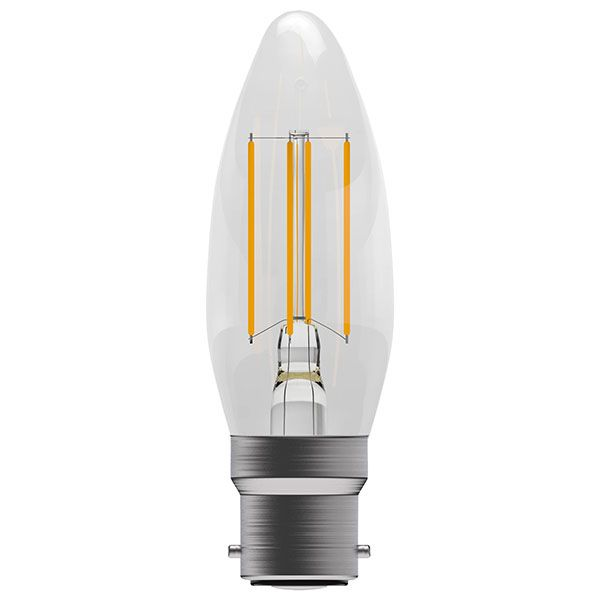 Bell 4w BC Filament Clear Candle Dimmable