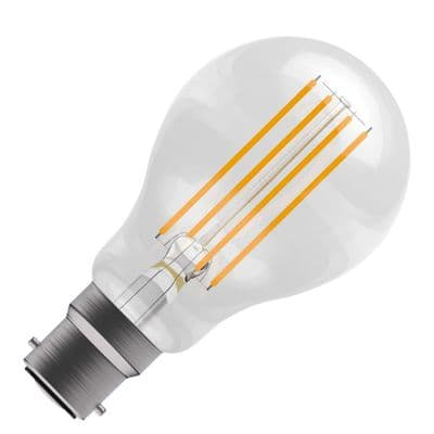 Bell 5.7w BC LED Filament GLS Full Glass Warm White