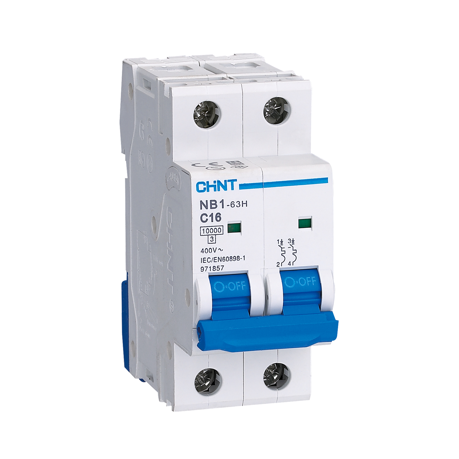 Chint 40a 2 Pole "C" Rated 10kA MCB 