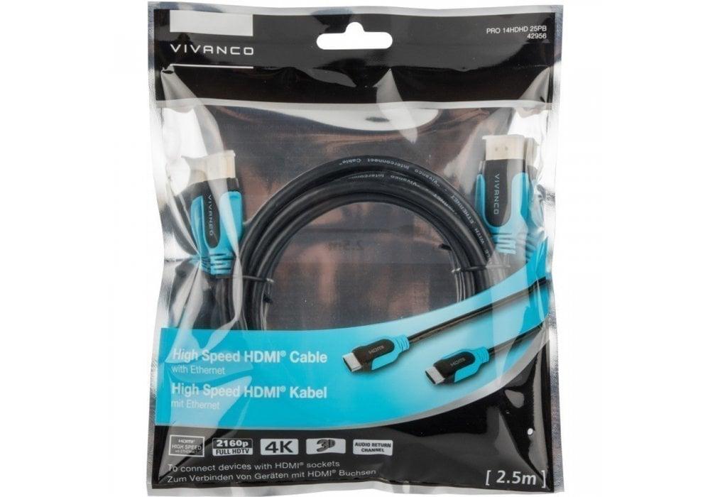 Vivanco Pro HDHD  HDMI High Speed Cable 2.5mtr  