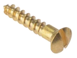 Forgefix 5/8" x 6 Wood Screw Raised Head (Pack of 25) Brass 