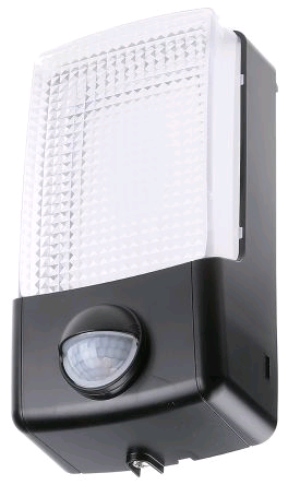 Timeguard 5W LED Energy Saver PIR Black Bulkhead 