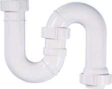 Polypipe Tubular Swivel S Trap 40mm (75mm Seal)