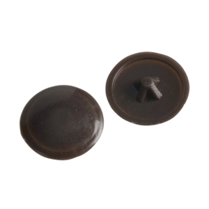 Forgefix No. 6-8's Pozi Compatible Cover Caps (Pack of 50) Brown Plastic 