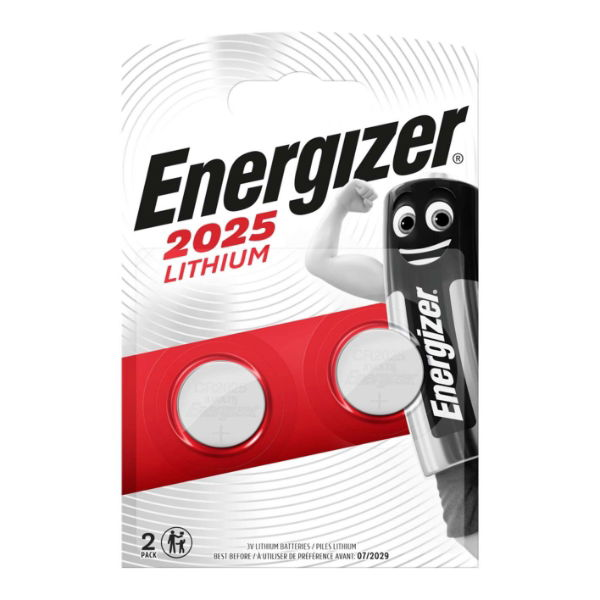 Energiser CR2025 Button Cell Battery 2pk S5311