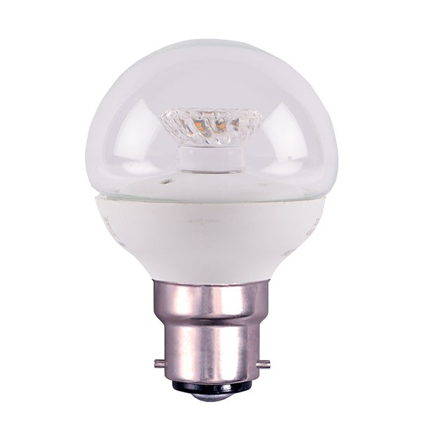 Bell 4w BC LED Clear Golf Warm White 