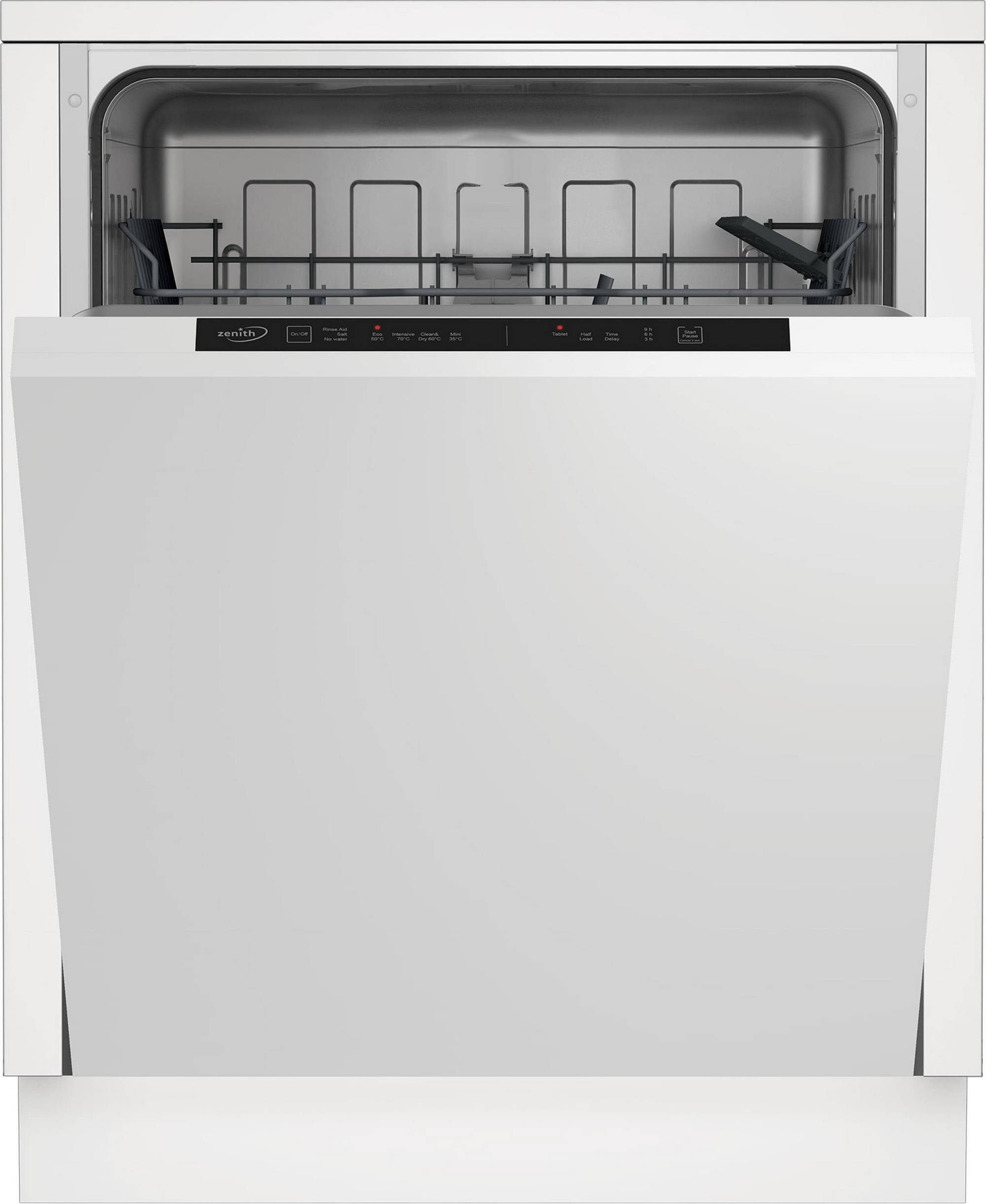 Zenith ZDWI600W Integrated Dishwasher Full Size 13 Place Setting A+ Energy Rated