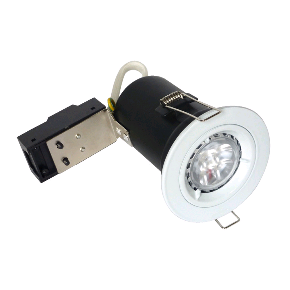 Bell 50w Mains Fixed Downlight White 