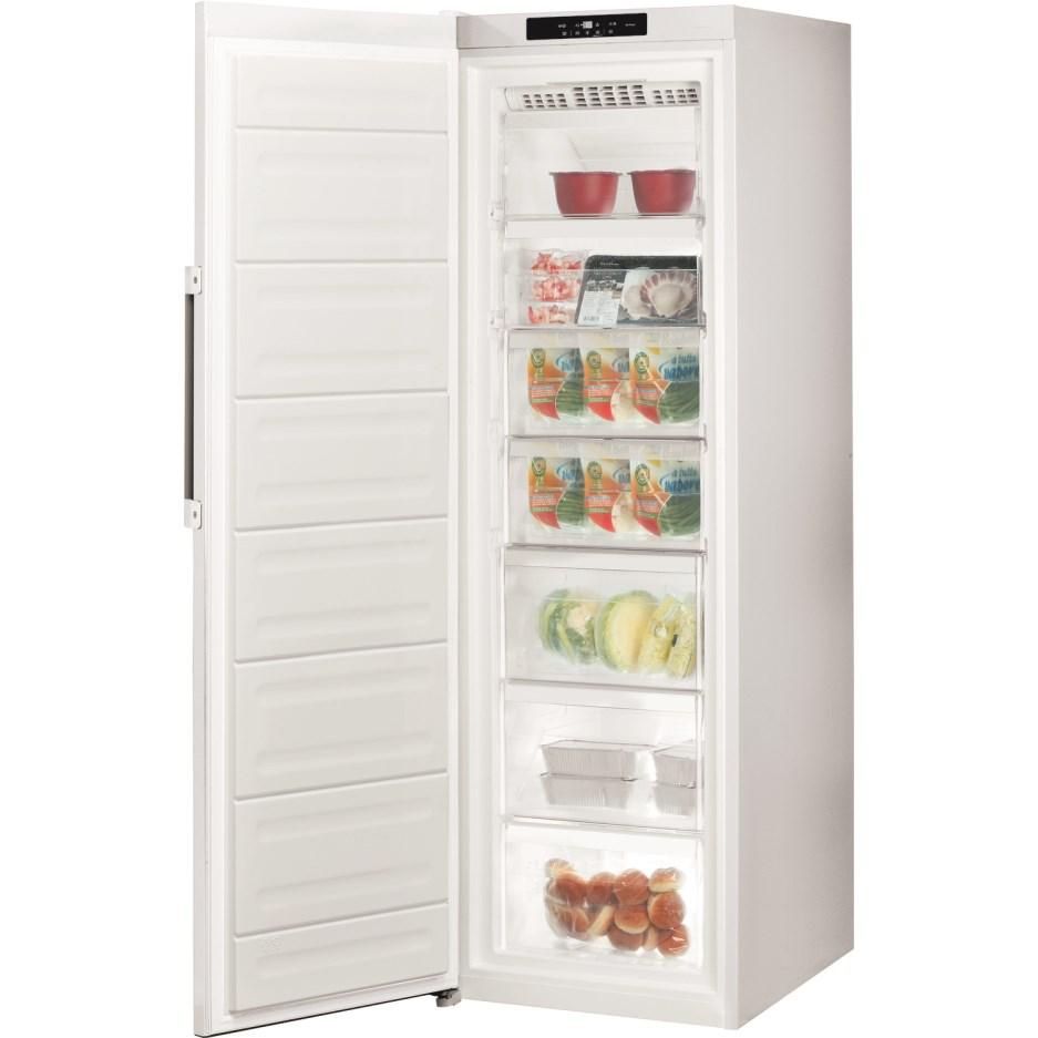 Indesit  UI8F1CWUK Tall Upright Frost Free Freezer in White 259 litres, 1.87m 60cmW A+ Rated