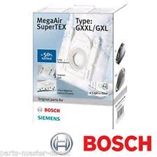 Bosch BSH576863 Vacuum Cleaner Dust Bags x4 and 1 Micro Filter Type G (4 Pack) 
