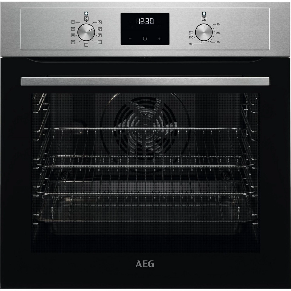 AEG BEX33501EM 59.4cm Built In Electric Single Oven - Stainless Steel